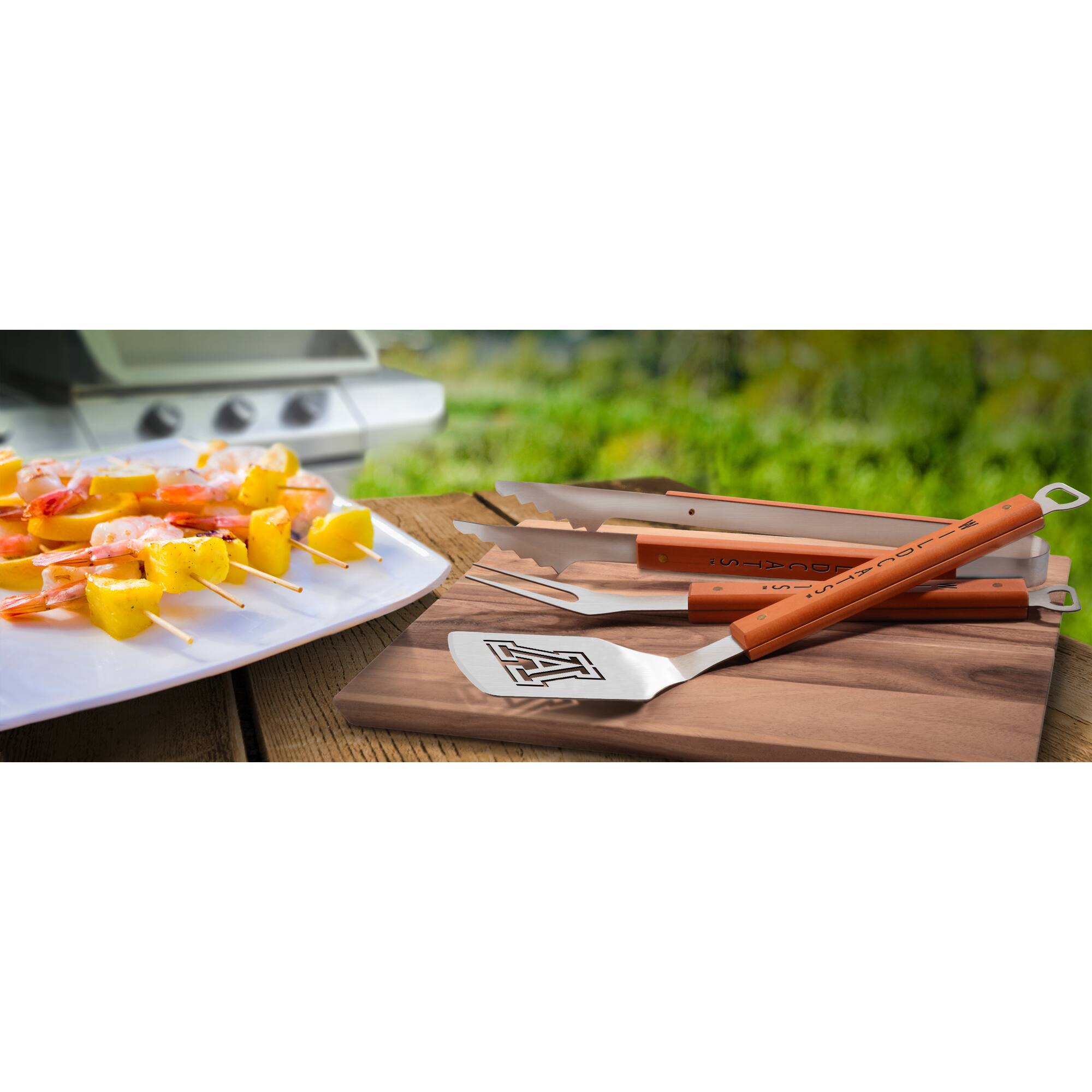 College Team Classic 3-Piece BBQ Set
